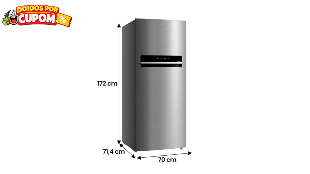 geladeira para apartamentos pequenos: Midea MRU – 276L Frost Free Duplex