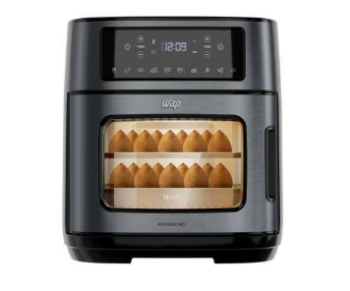 Air Fryer Wap Airfry Oven WAOD2 Black and Inox Digital with Timer 12L FW010509 - 220V