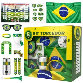 Kit torcedor Brasil copa do mundo 2026